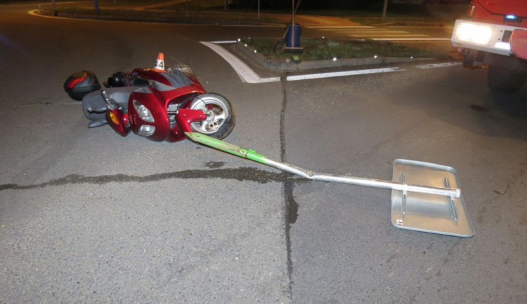 Fotografie z místa nehody