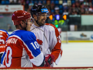 FOTOGALERIE: Olomoučtí hokejisté na úvod přípravy prohráli s kazašským Kokšetau 2:3 po nájezdech