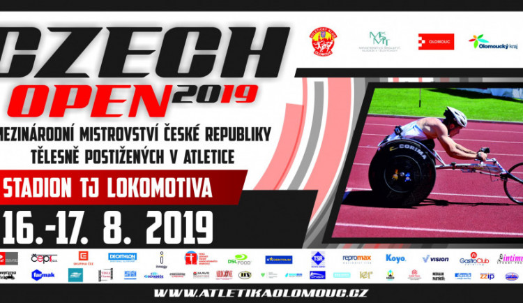 V Olomouci probíhá třináctý ročník mezinárodního mítinku tělesně postižených Czech Open