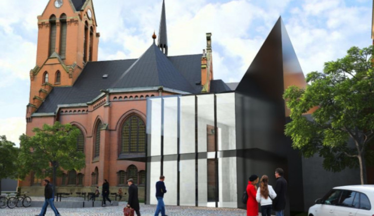 Chystá se rekonstrukce Červeného kostela. Počítá se s přístavbou pro kulturní a společenské akce