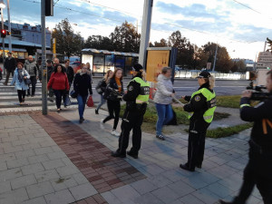 FOTO: Policisté v Olomouci kontrolovali cyklisty