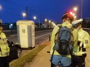 Policisté kontrolovali cyklisty v Olomouci. Při hodinové kontrole nezjistili žádné porušení zákona