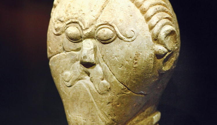 Keltská kamenná hlava