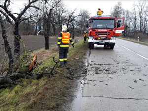 AKTUALIZOVÁNO: Meteorologové varují před silným větrem. Hasiči evidují zvýšený počet výjezdů