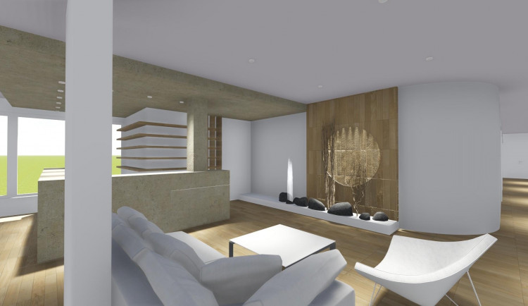 vizualizace designu centra