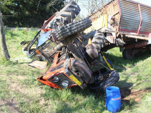 Dopravní nehoda v obci Plumlov