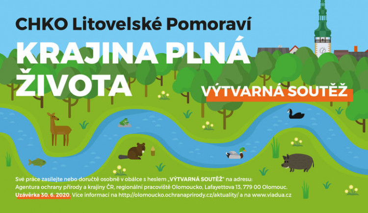 Zpestřete si karanténu malováním, právě probíhá výtvarná soutěž Litovelského Pomoraví