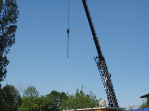 FOTO: Marie Terezie ve čtvrtek úspěšně dosedla na hladinu. Plavby Olomouc zahajují sezónu
