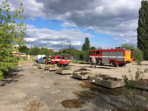 AKTUÁLNĚ: U Kláštěrního Hradiska vypukl požár