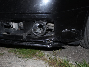 FOTO: Silně opilý cyklista zůstal ležet uprostřed silnice. Měl štěstí v neštěstí