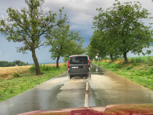 FOTO: Přes Olomoucko se opět přehnaly silné bouřky