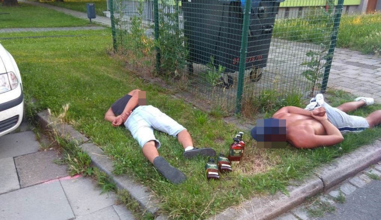 Dva zloději kradli v obchodě přesně ve chvíli, kdy u pokladny stála dvojice strážníků. Daleko neutekli