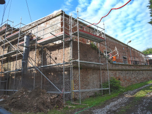 Olomoucká Fakultní nemocnice se pustila do opravy části bývalé pevnosti Tafelberg