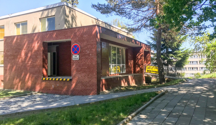 Odběrové místo v budově F ve FN Olomouc