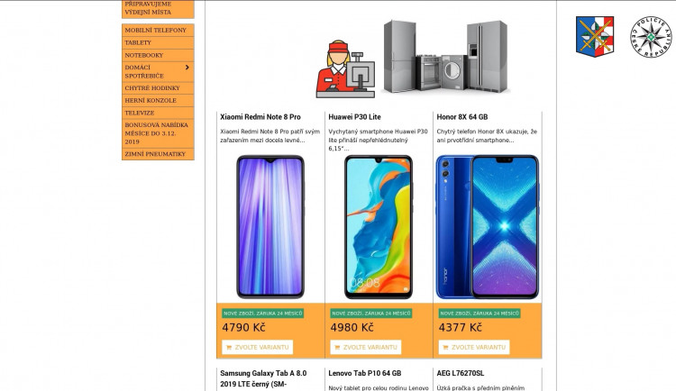 Olomoučtí kriminalisté rozkryli případ podvodných e-shopů, které způsobily škodu 3 miliony korun