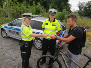 Policisté v pondělí v Olomouci zaměřili na cyklisty a cyklostezky