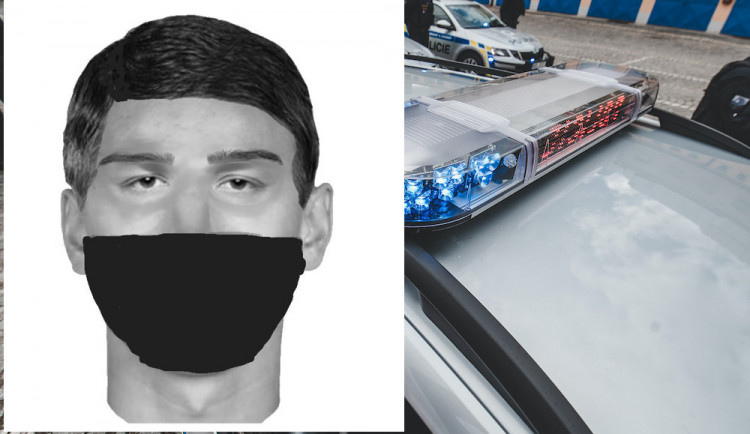 Policisté zveřejnili identikit muže, který v Prachaticích přepadl ženu