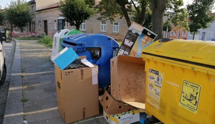 Foto kontejnerů Prostějov