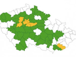 Aktualizace semaforu: Olomouc a Prostějov v prvním stupni pohotovosti