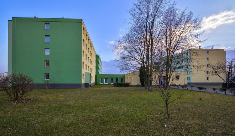 Součástí kampusu Envelopa jsou také vyskoškolské koleje UPOL.