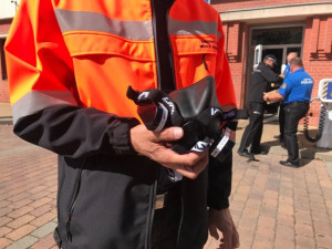 Olomoucká městská policie dostala nanomasky. Putují také do hospice na Svatém Kopečku