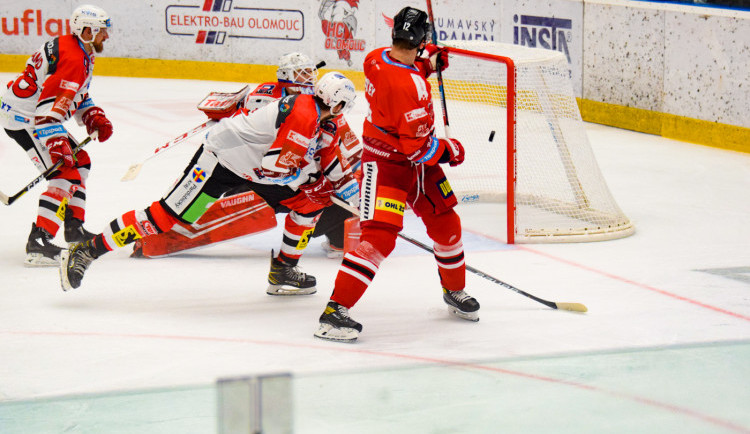 Gól Jana Knotka v pátečním zápase proti Pardubicím.