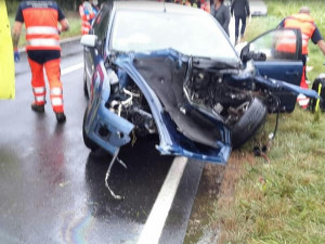 Při pondělní nehodě u Štěpánova se zranilo sedm lidí, jeden těžce