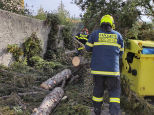 Sobotní silný vítr způsobil i výpadky ve volebních okrscích