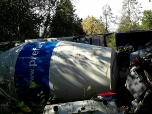 AKTUÁLNĚ: Jedna osoba se zranila při nehodě u Hněvotína, na místě zasahují hasiči