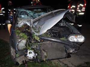 Opilý mladík havaroval do zábradlí mostu