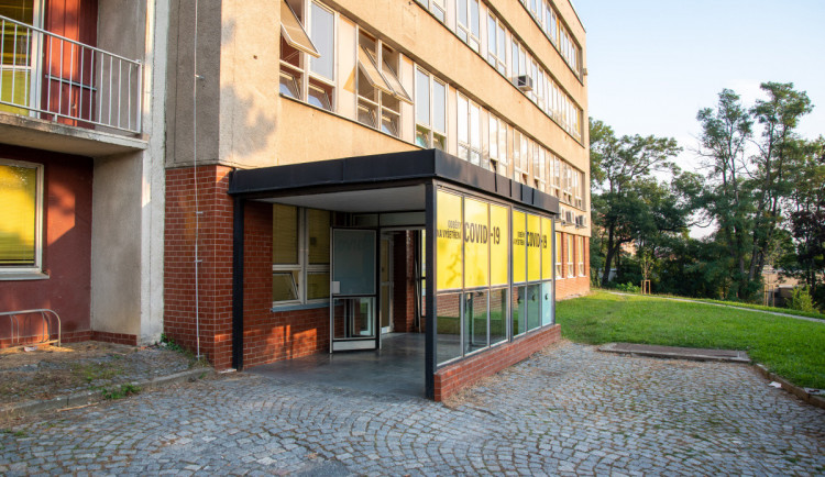 Odběrové místo Covid - 19 FN Olomouc