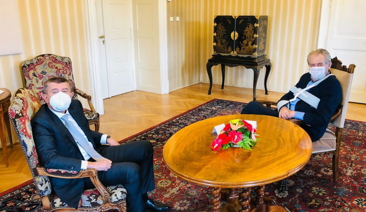 Andrej Babiš a Miloš Zeman