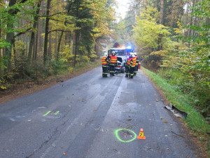 FOTO: Řidič pod vlivem drog nezvládl řízení a zdemoloval své BMW