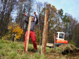 Jeseničtí obyvatelé vysadili ovocný sad, sloužit má mimo jiné ke vzdělávání dětí
