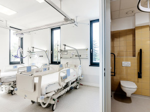 Pokoje pro pacienty.