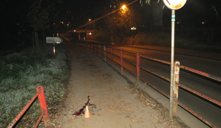 Muž se při nehodě poranil.