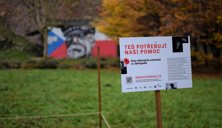 V Bezručových sadech vyrostlo makové pole, které připomíná válečné veterány. Součástí je i veřejná sbírka