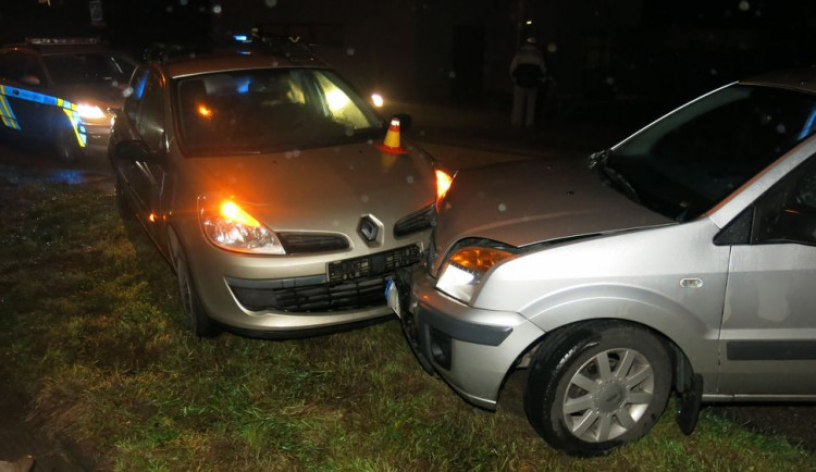 Foto z místa nehody