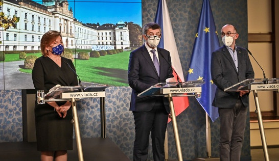 Tisková konference vlády