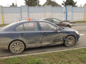 Foto z místa nehody