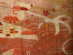 FOTO: Moravské divadlo Olomouc znovu zdobí historická ručně tkaná opona