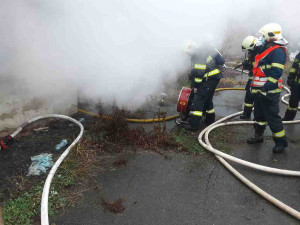 Zásah hasičů