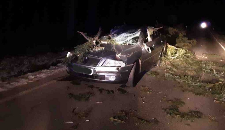 Dopravní nehoda na Zlatohorsku