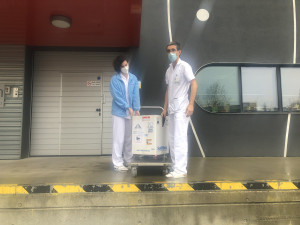 FOTO: Očkování zdravotníků ve FN Olomouc začalo. Vakcína je jediná naděje, říká doktor