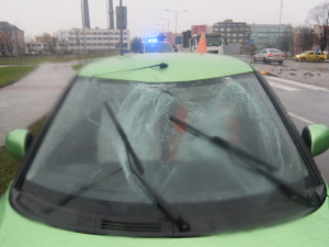 Nehoda na ulici Velké Novosady