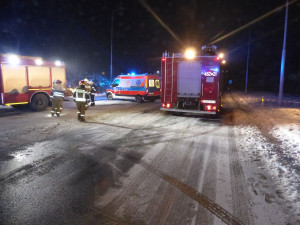 Tragická nehoda u Zlatých Hor na Jesenicku, dva mrtví