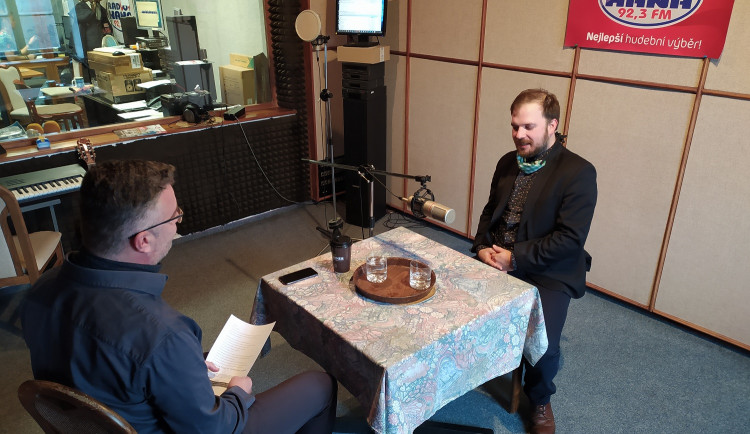 Jan Žůrek v Rádiu Haná