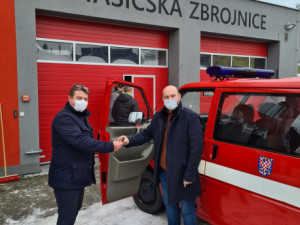 Štěpánov dostal od Olomouce darem hasičský vůz