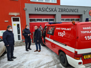 Štěpánov dostal od Olomouce darem hasičský vůz