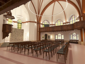 Kraj chce probudit k životu boční ochozy Červeného kostela v Olomouci